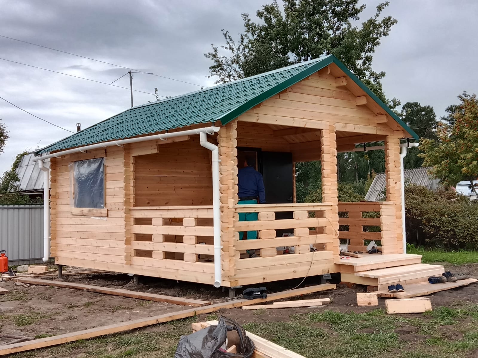 Готовые домики из мини бруса: в сад, на дачу